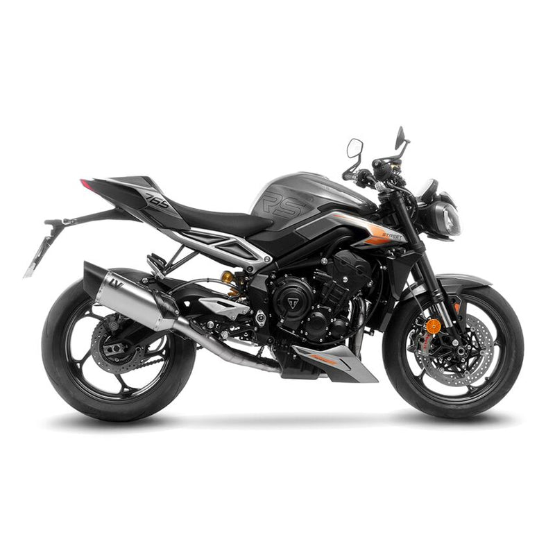 LEOVINCE LV-14 R Titanium Full-System Exhaust - Silver, Full System - 15608TU