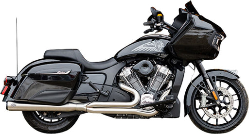 S&S Cycle 2-into-1 Qualifier Exhaust System - Brushed - Race