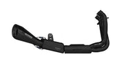 SPARK 60'S Silencer Full Exhaust System, Collector with pre-silencer BOX in AISI 304 stainless steel - Matte Black, Full System
