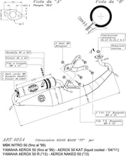 LEOVINCE Hand Made TT Stainless Steel Full-System Exhaust - Silver, Full System - 4054