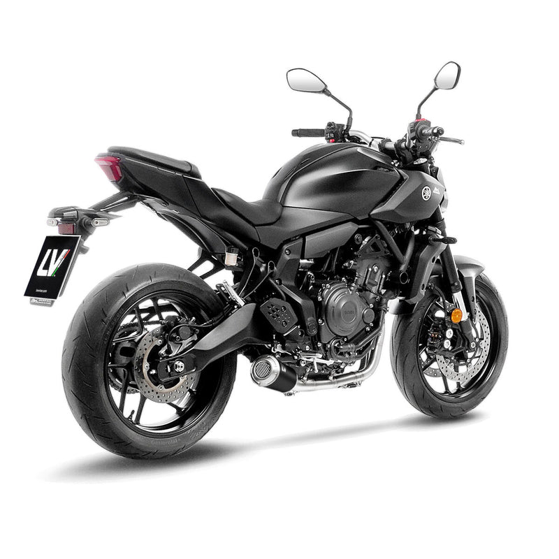 LEOVINCE LV-10 Black Edition Full-System Exhaust - Black, Silver, Full System