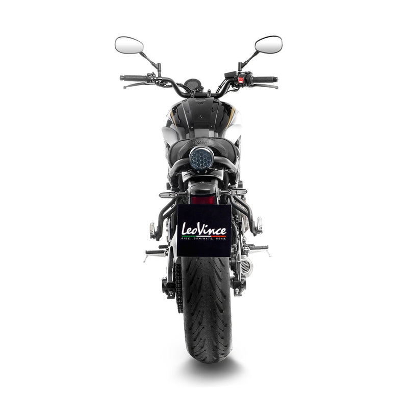 LEOVINCE LV-10 Black Edition Full-System Exhaust - Black, Silver, Full System
