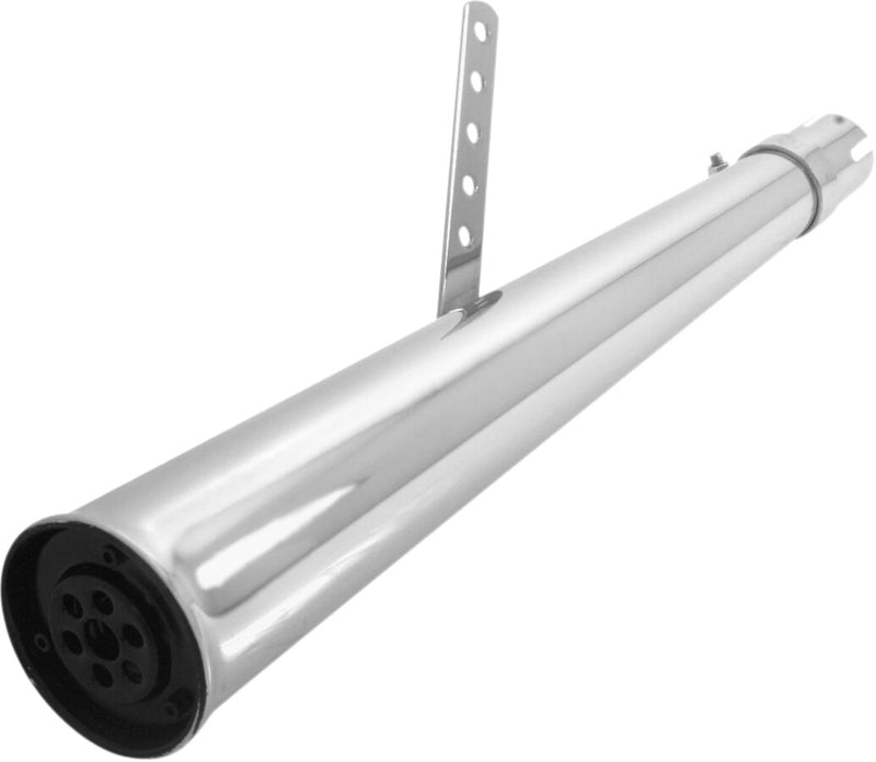 EMGO Megaphone Muffler - Chrome - Slip-On