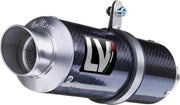LEOVINCE GP Corsa Slip-On Muffler - Gloss - 8760U