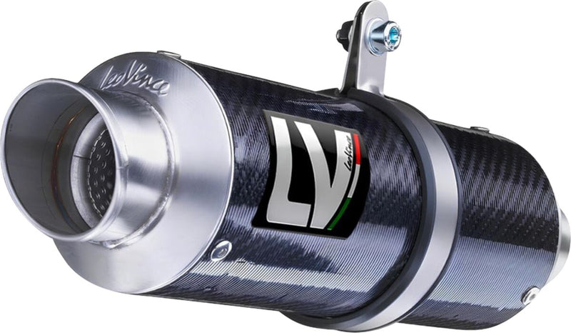 LEOVINCE GP Corsa Slip-On Muffler - Gloss - 8760U
