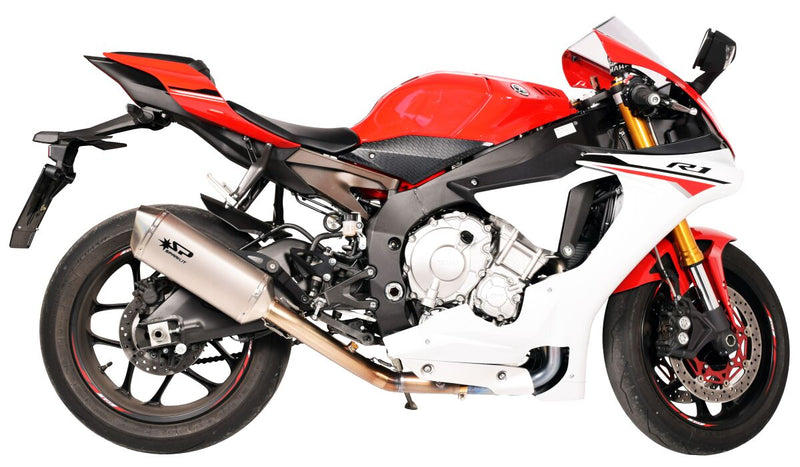 SPARK FORCE 3/4 Exhaust System - Titanium, Slip-On Silencer