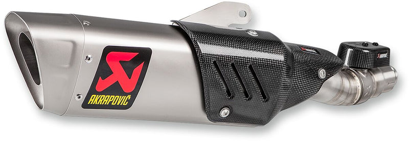 Akrapovic Titanium Slip-On Line Muffler - Silver - S-Y6SO12-HAPT