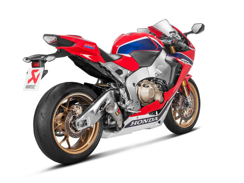 Akrapovic Titanium Slip-On Line Muffler - Silver - S-H10SO18-CBT