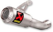 Akrapovic Titanium Slip-On Line Muffler - Silver - S-H10SO18-CBT