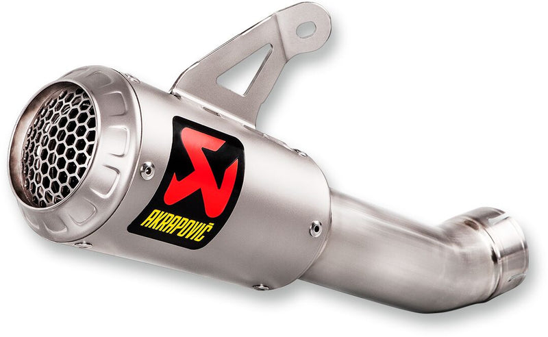 Akrapovic Titanium Slip-On Line Muffler - Silver - S-H10SO18-CBT