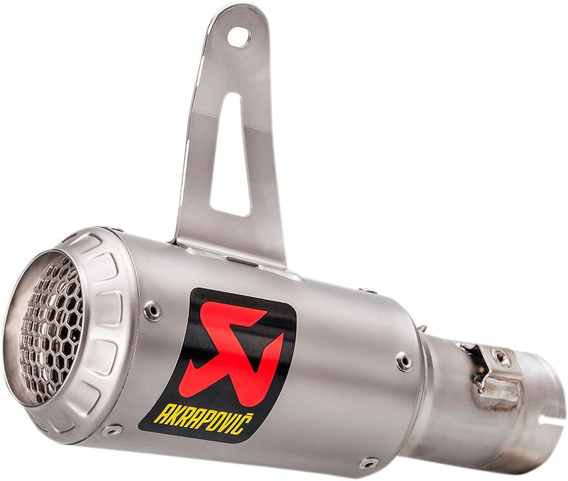 Akrapovic Titanium Slip-On Line Muffler - Silver - S-S10SO13-CUBT