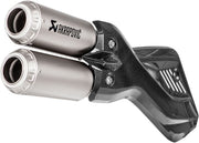 Akrapovic Titanium Slip-On Line Muffler - Silver - S-D9SO10-HIFFT