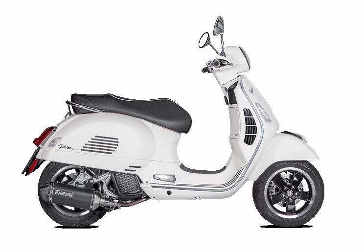Akrapovic Slip-On Line Muffler SCOOTER - S-VE125SO1-HZBL