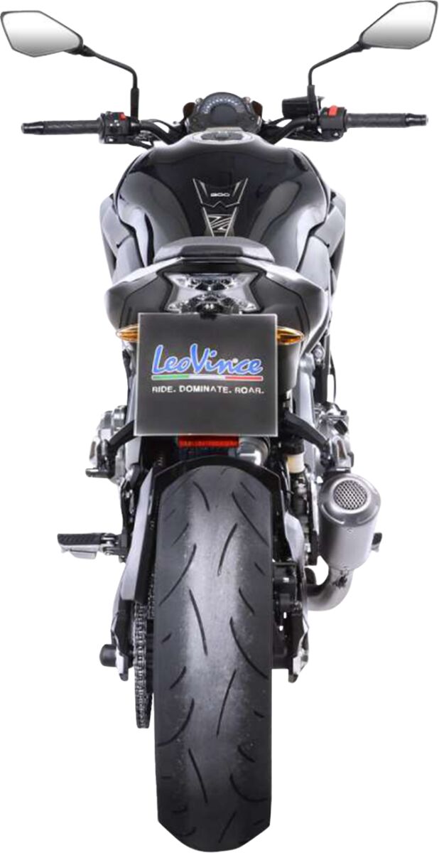 LEOVINCE LV-10 Slip-On Muffler - Titanium Look - 15204