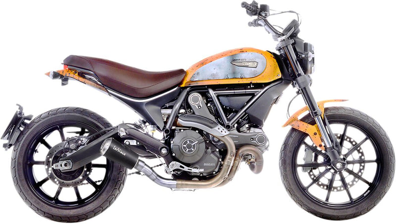 LEOVINCE LV-10 Black Edition Slip-On Muffler - Matte Black - 15206BU