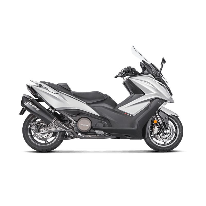 Akrapovic Slip-On Line Muffler SCOOTER - S-KY5SO1-HRAASSBL