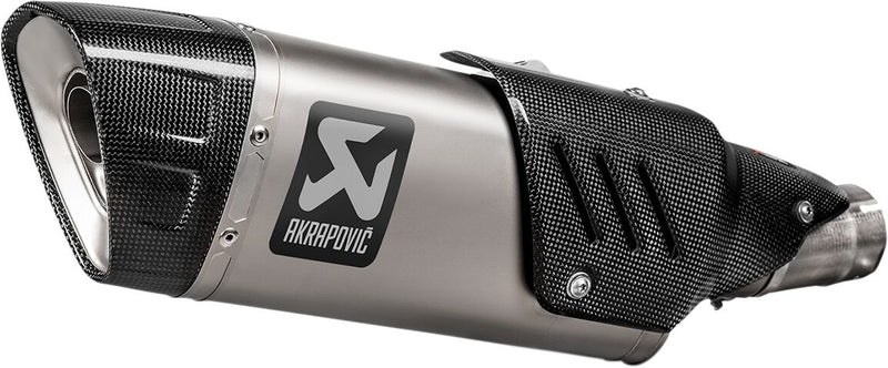 Akrapovic Titanium Slip-On Line Muffler - Silver - S-H10SO20-HAPLT