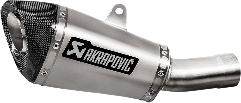 Akrapovic Titanium Slip-On Line Muffler - Silver - S-H10SO21-ASZT