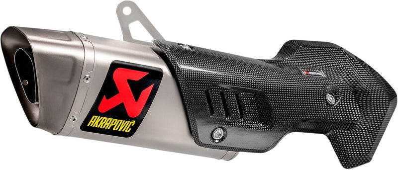 Akrapovic Titanium Slip-On Line Muffler - Silver - S-D12SO9-HAPT