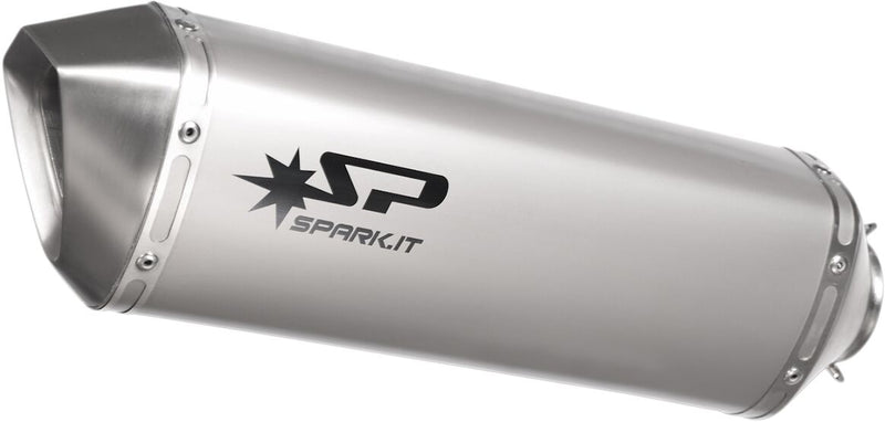 SPARK FORCE Slip-On Muffler - Titanium, Slip-On Silencer