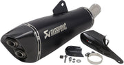 Akrapovic Titanium Slip-On Line Muffler - Black - S-B12SO22-HALAGTBL