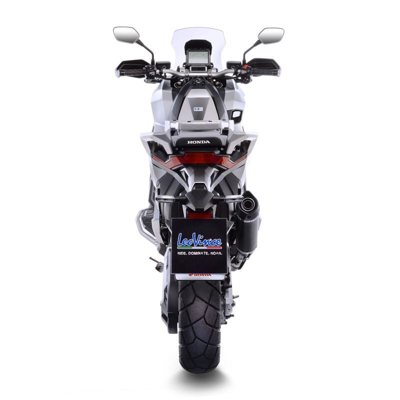 LEOVINCE Nero Slip-On Muffler - Stainless Steel - Black - 14046