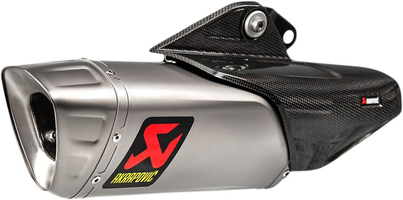 Akrapovic Titanium Slip-On Line Muffler - Silver - S-Y10SO18-HAPLT