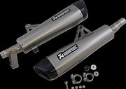 Akrapovic Titanium Slip-On Line Muffler - Silver - S-T12SO4-HCQT