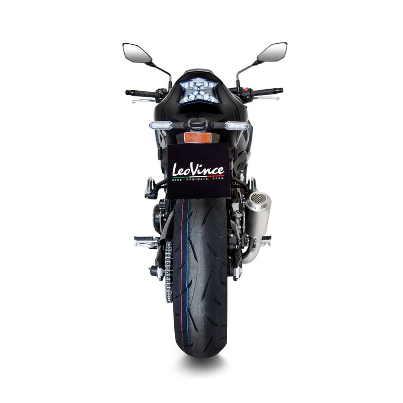 LEOVINCE LV-10 Stainless Steel Slip-On Muffler - 15239
