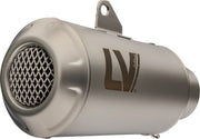 LEOVINCE LV-10 Slip-On Muffler - Titanium Look - 15241