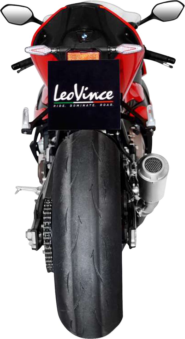 LEOVINCE LV-10 Slip-On Muffler - Titanium Look - 15241