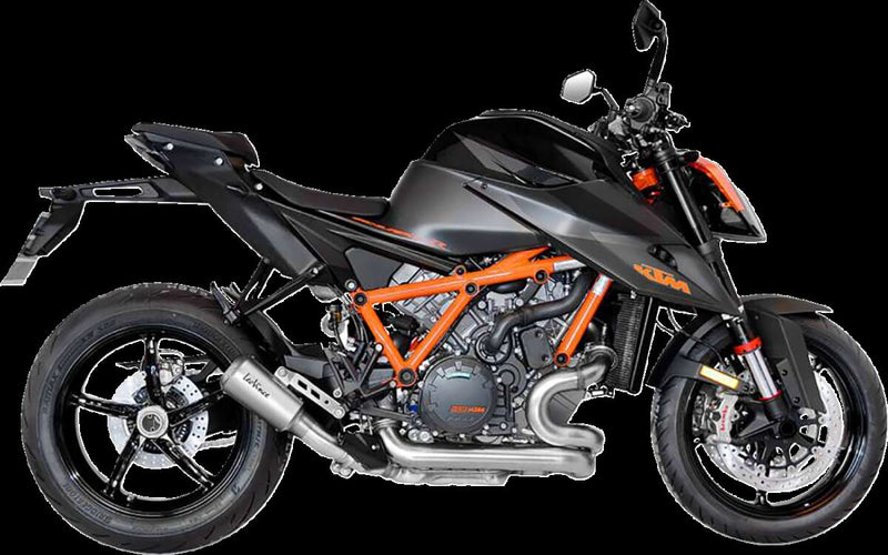 LEOVINCE LV-10 Slip-On Muffler - Titanium Look - 15243U