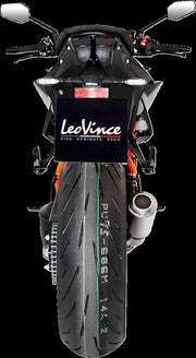 LEOVINCE LV-10 Slip-On Muffler - Titanium Look - 15243U