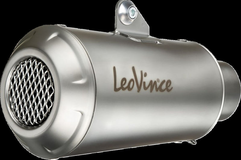 LEOVINCE LV-10 Slip-On Muffler - Titanium Look - 15243U