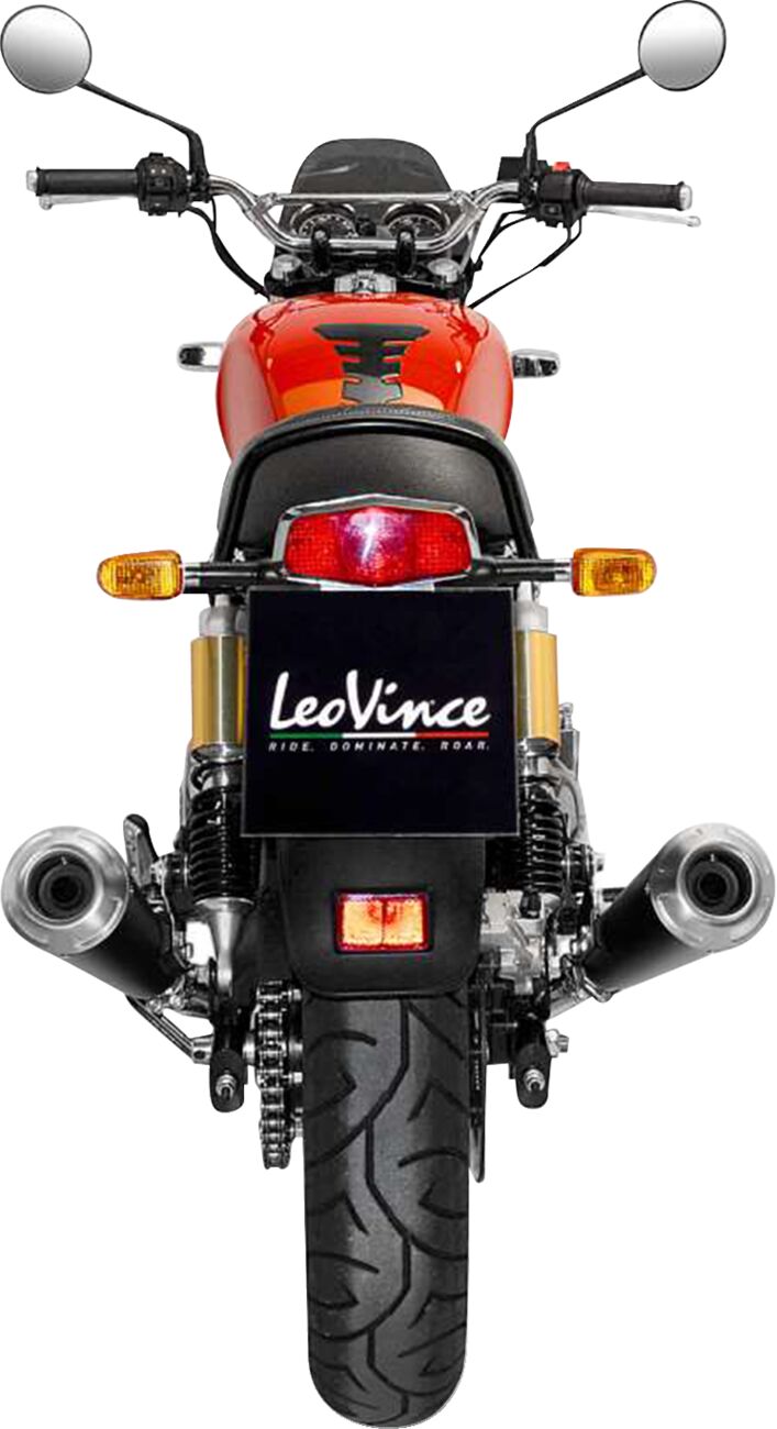 LEOVINCE Classic Racer Slip-On Muffler - 15007BU
