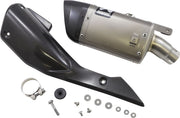 Akrapovic Slip-On Line Muffler - Black,  Silver