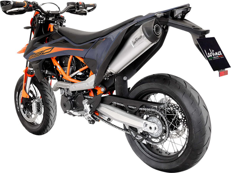 LEOVINCE LV One EVO Slip-On Muffler - Titanium Look