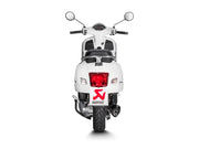 Akrapovic Slip-On Line Muffler SCOOTER - S-VE125SO2-HZBL