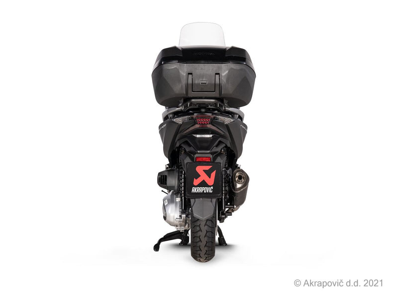 Akrapovic Slip-On Line Muffler SCOOTER - S-H3SO8-HRSSBL