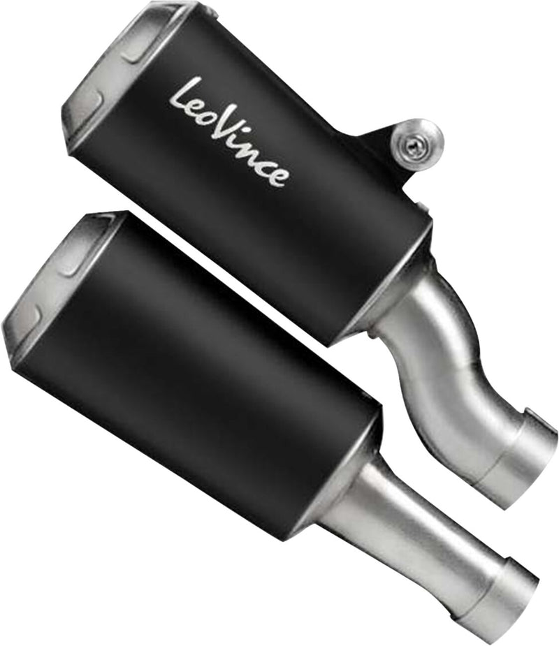 LEOVINCE LV-10 Slip-On Muffler - LV-10 Black, Black, Matte - 15247B