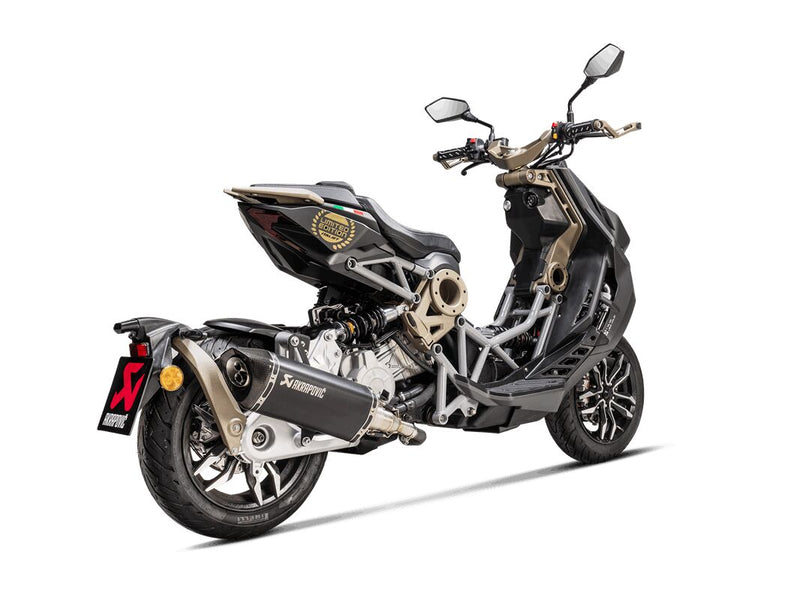 Akrapovic Slip-On Line Muffler SCOOTER - S-IT125SO1-HRTBL