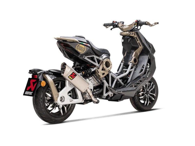Akrapovic Slip-On Line Muffler SCOOTER - S-IT125SO2-APT