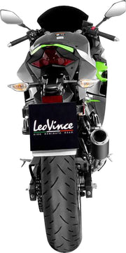 LEOVINCE LV-Corsa Black Slip-On Muffler - Matte Black