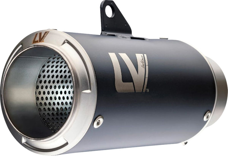 LEOVINCE LV-Corsa Black Slip-On Muffler - Matte Black