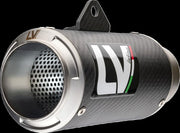 LEOVINCE LV Corsa Slip-On Muffler - LV-Corsa Carbon, Matte - 15401CU