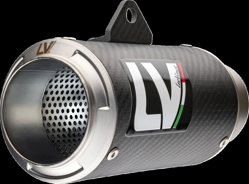 LEOVINCE LV Corsa Slip-On Muffler - LV-Corsa Carbon, Matte - 15401CU