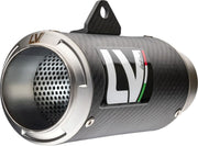 LEOVINCE LV Corsa Slip-On Muffler - LV-Corsa Carbon, Matte - 15402CU