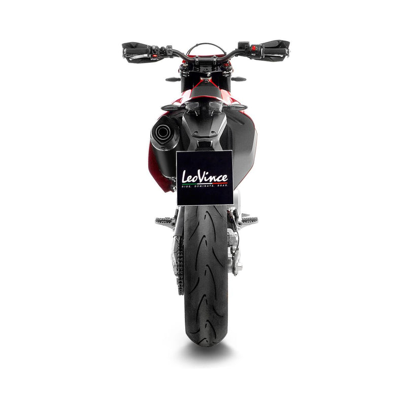 LEOVINCE Nero Slip-On Muffler - Stainless Steel - Black - 14072K