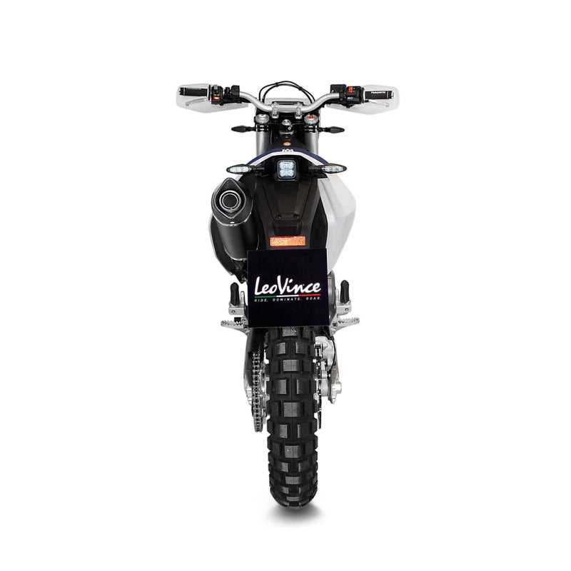 LEOVINCE Nero Slip-On Muffler - Stainless Steel - Black - 14074K