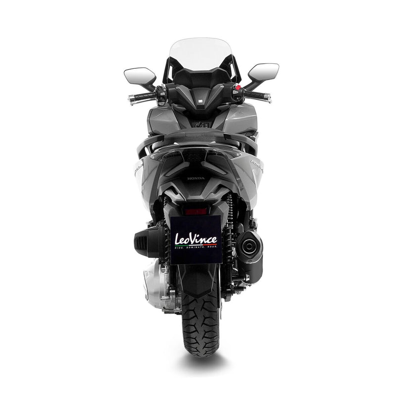 LEOVINCE Nero Slip-On Muffler - Stainless Steel - Black - 14083U
